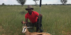 Dr Sheetekela with Sprinbuck Rum